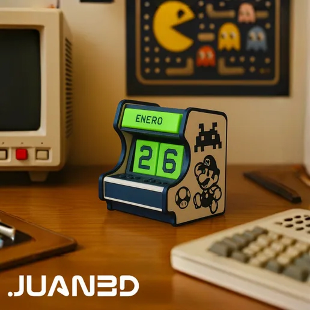 Image PERPETUAL CALENDAR - RETRO ARCADE BARTOP