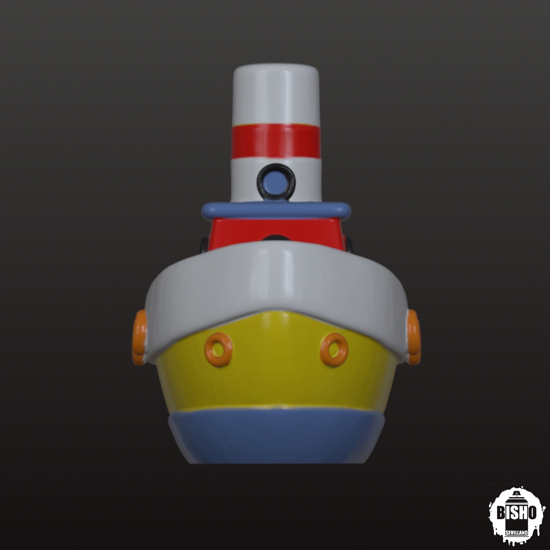 Image BOAT - BARCO DE JUGUETE PARA IMPRESIÓN 3D EN ARCHIVO DIGITAL STL