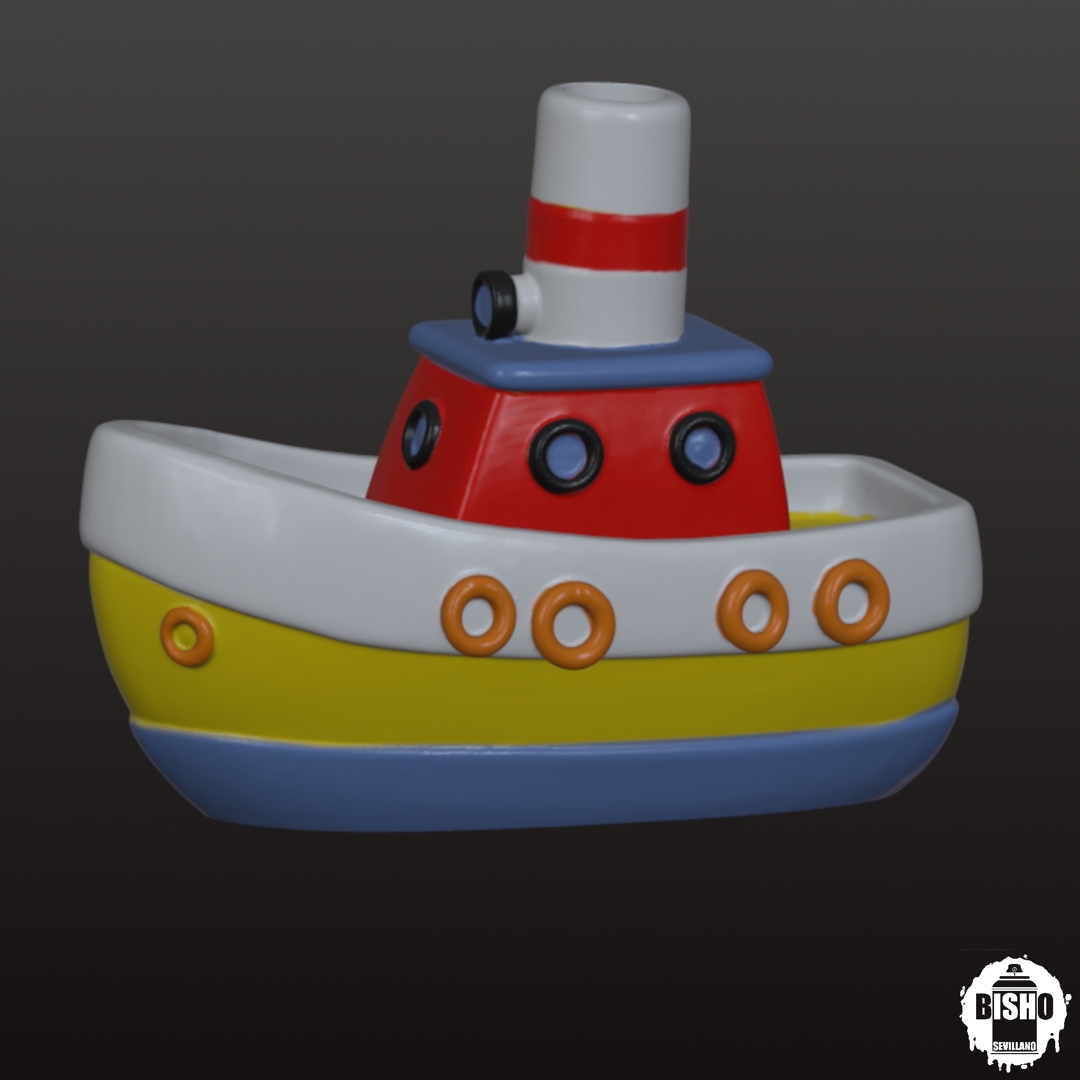 Image BOAT - BARCO DE JUGUETE PARA IMPRESIÓN 3D EN ARCHIVO DIGITAL STL
