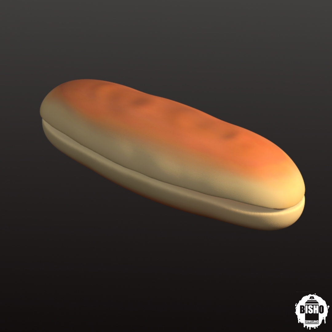 Image HOT DOG - PERRITO CALIENTE, ARCHIVO DIGITAL PARA IMPRESIÓN 3D ,COMIDA , FOTOS, EN STL