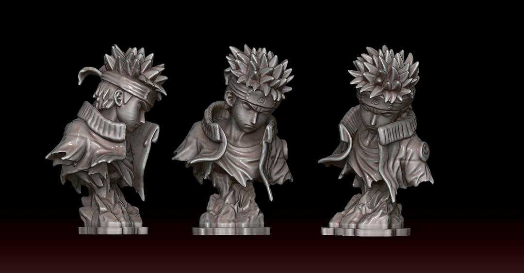 Image naruto bust Fan art