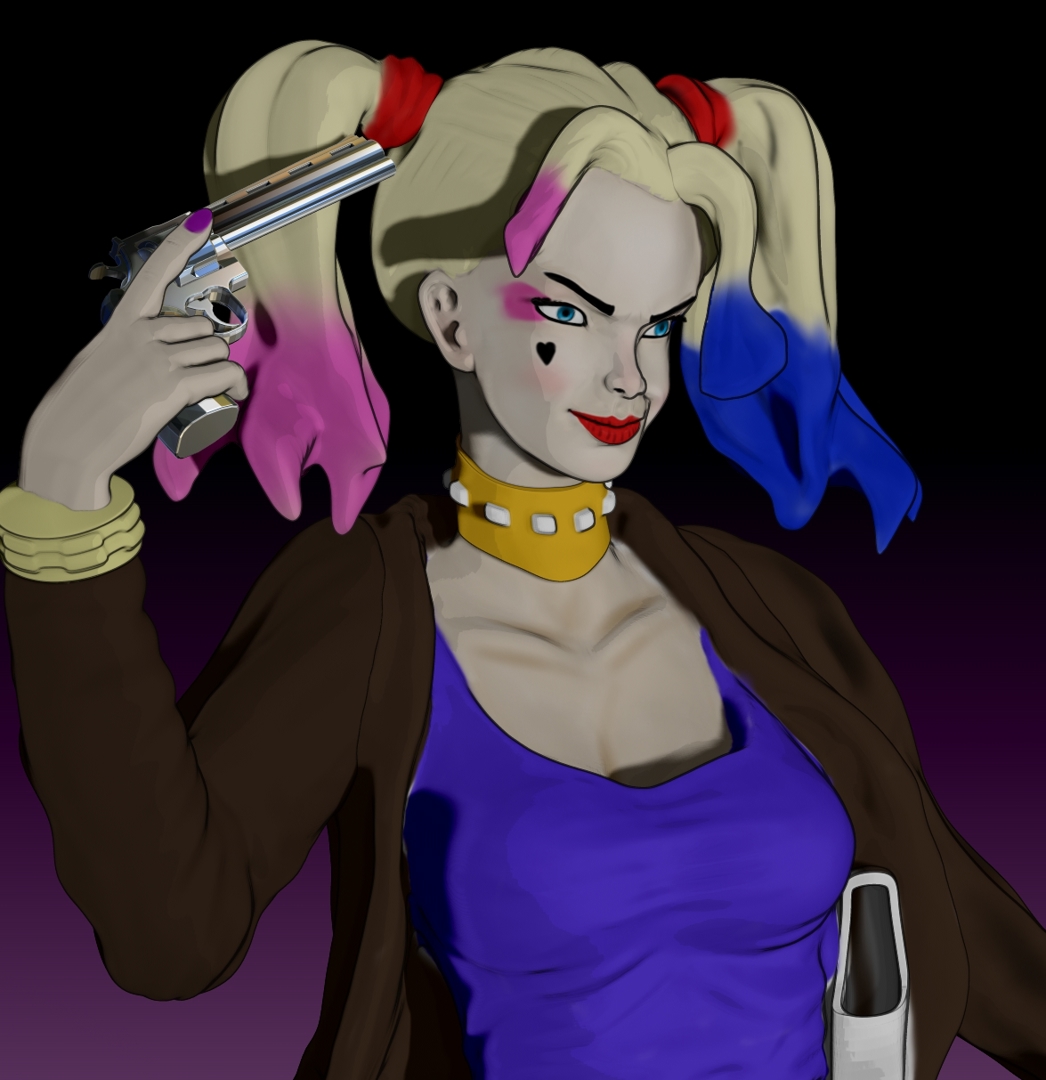 Image Harley quinn Fan Art sculture