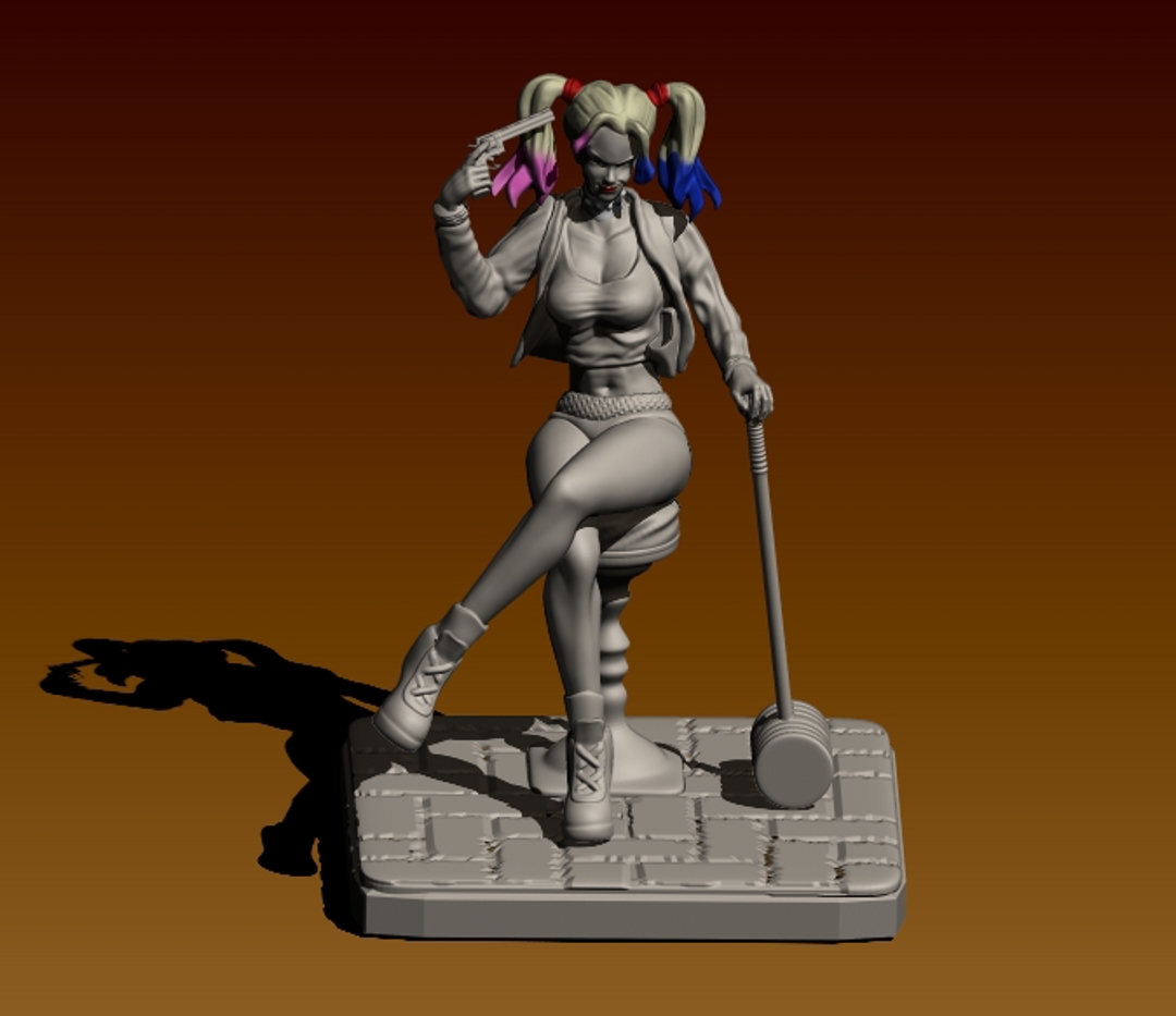 Image Harley quinn Fan Art sculture