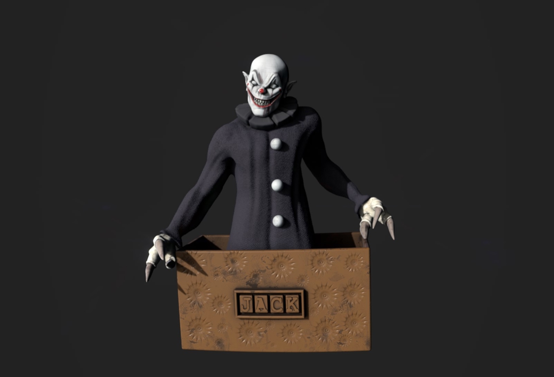 Model image JACK IN THE BOX FAN ART