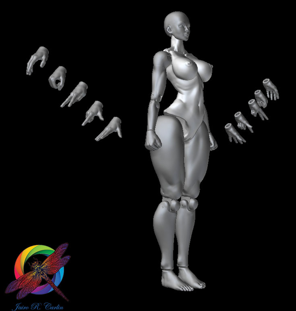 Image Atletic Articulate Female Body
