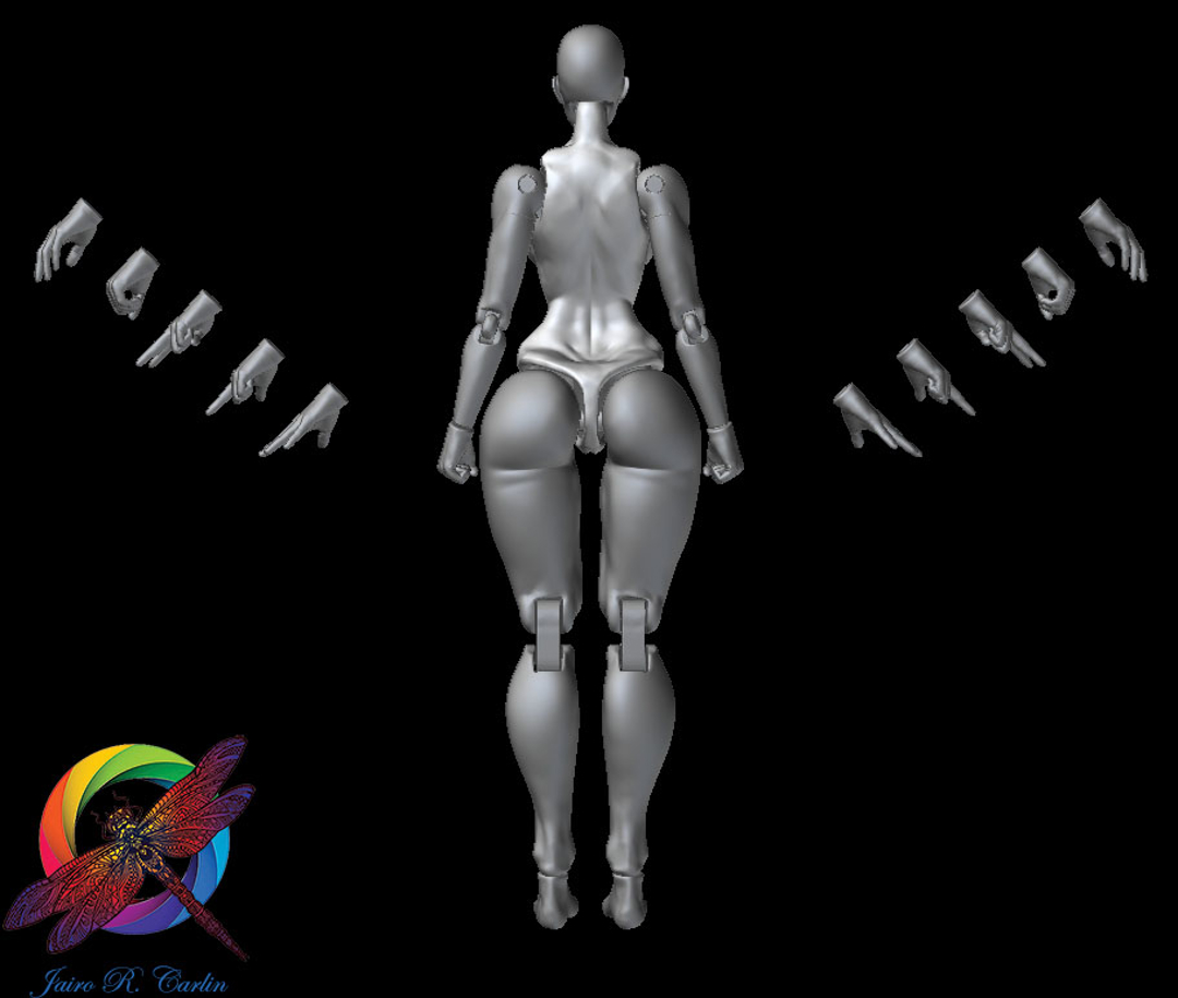 Image Atletic Articulate Female Body