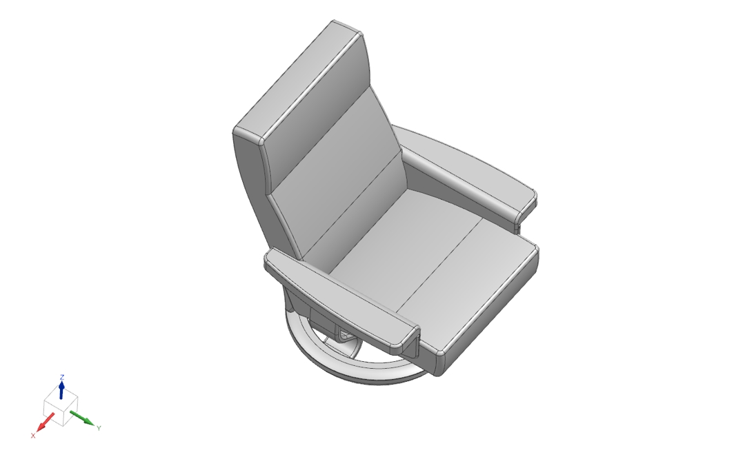 Image stress-free neptuno armchair