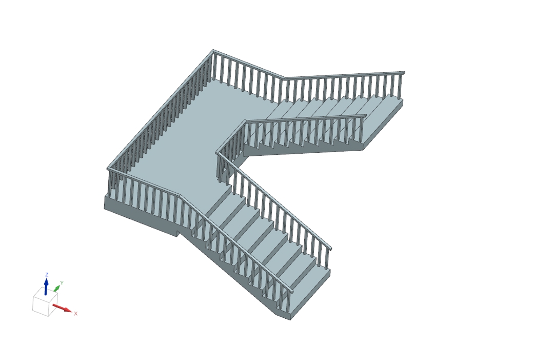 Image Double-run Twists and Turns Stair