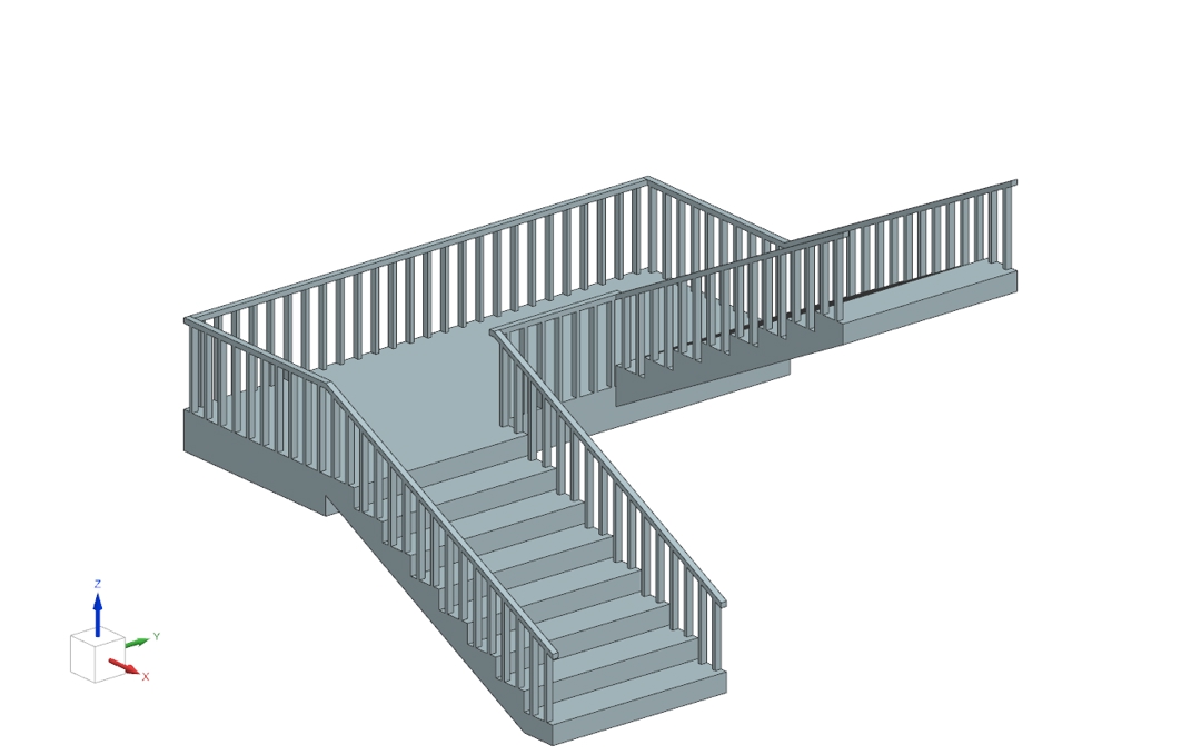 Image Double-run Twists and Turns Stair