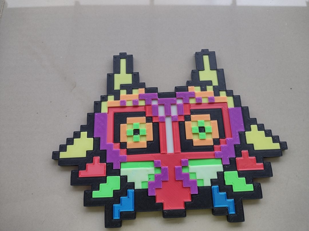 Image Majora's mask estilo pixel art