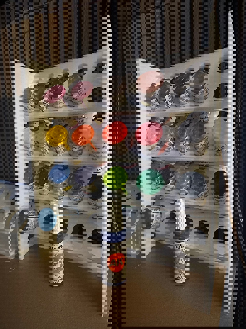 Image Rack Pinturas AK interactive 17ml