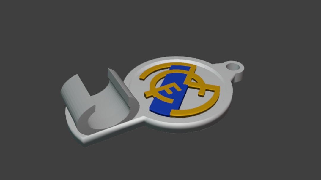 Image Llavero soporte de Real Madrid para celular