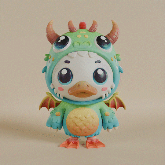 Image adorable monster duck