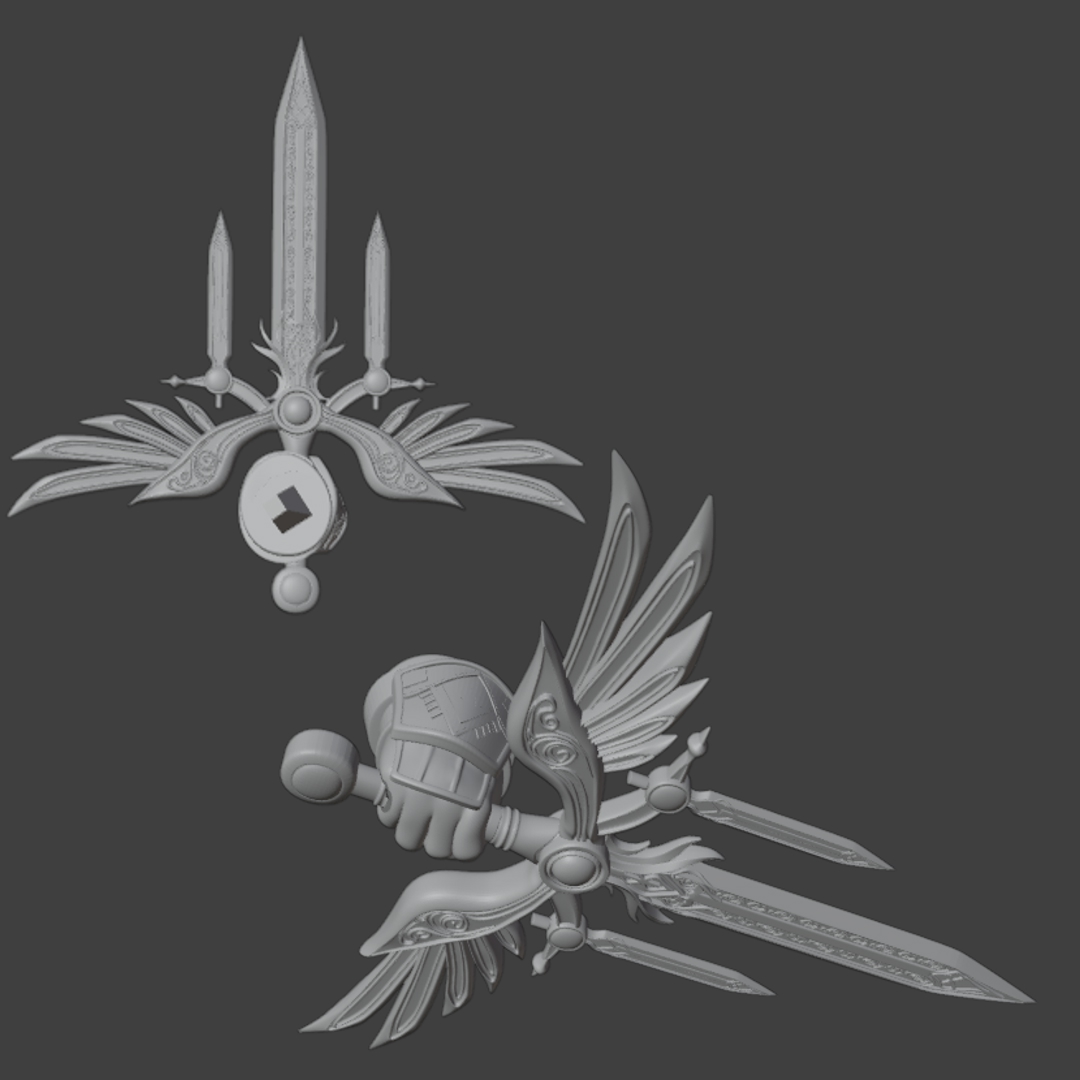 Image medieval warrior duck