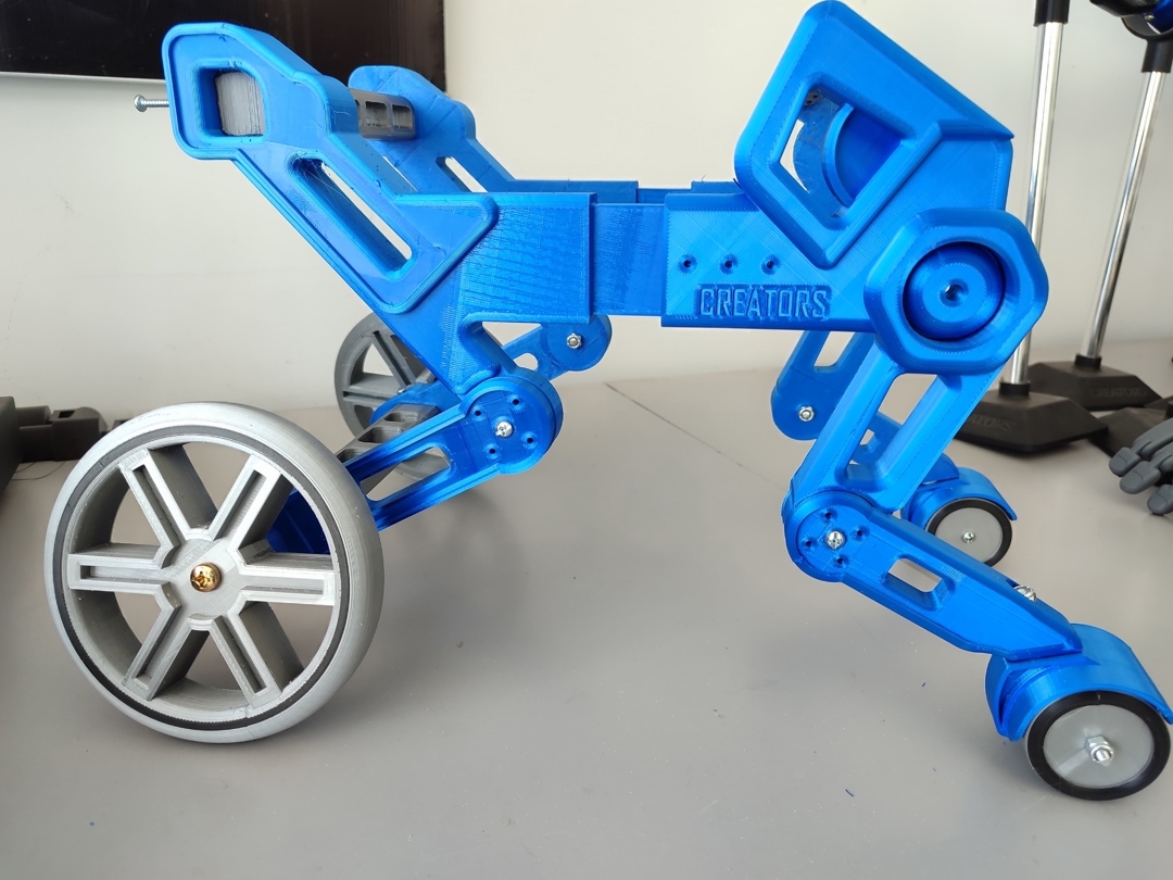 Image Silla de Ruedas Rehabilitadora 3D para Gatos y Perros Pequeños con Cuadriplejia
