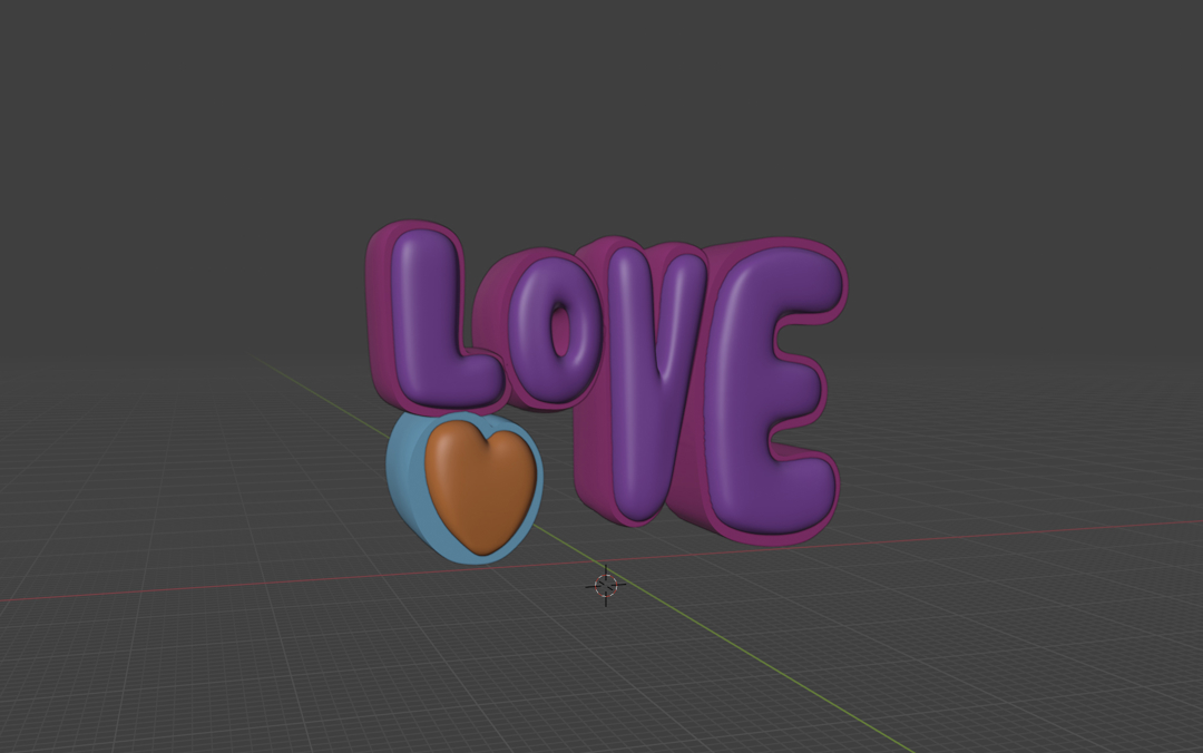 Image LOVE Standing Decoration