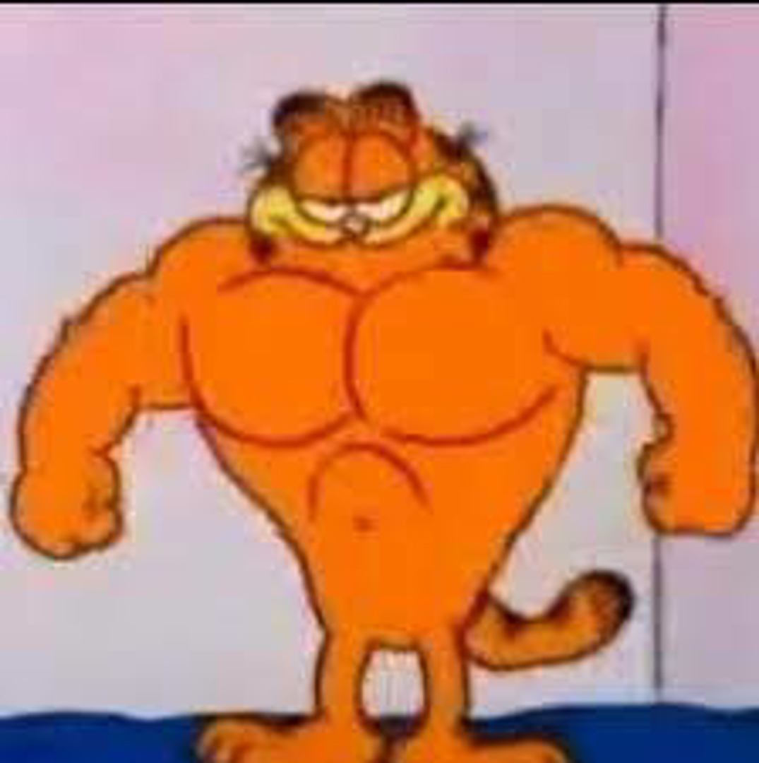 Image garfield suprime,garfield mamadisimo