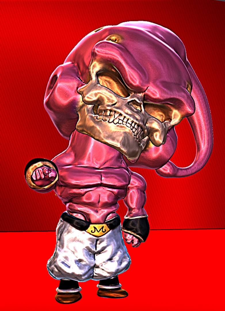 Image MAJIN BUU solo version  apuntandote