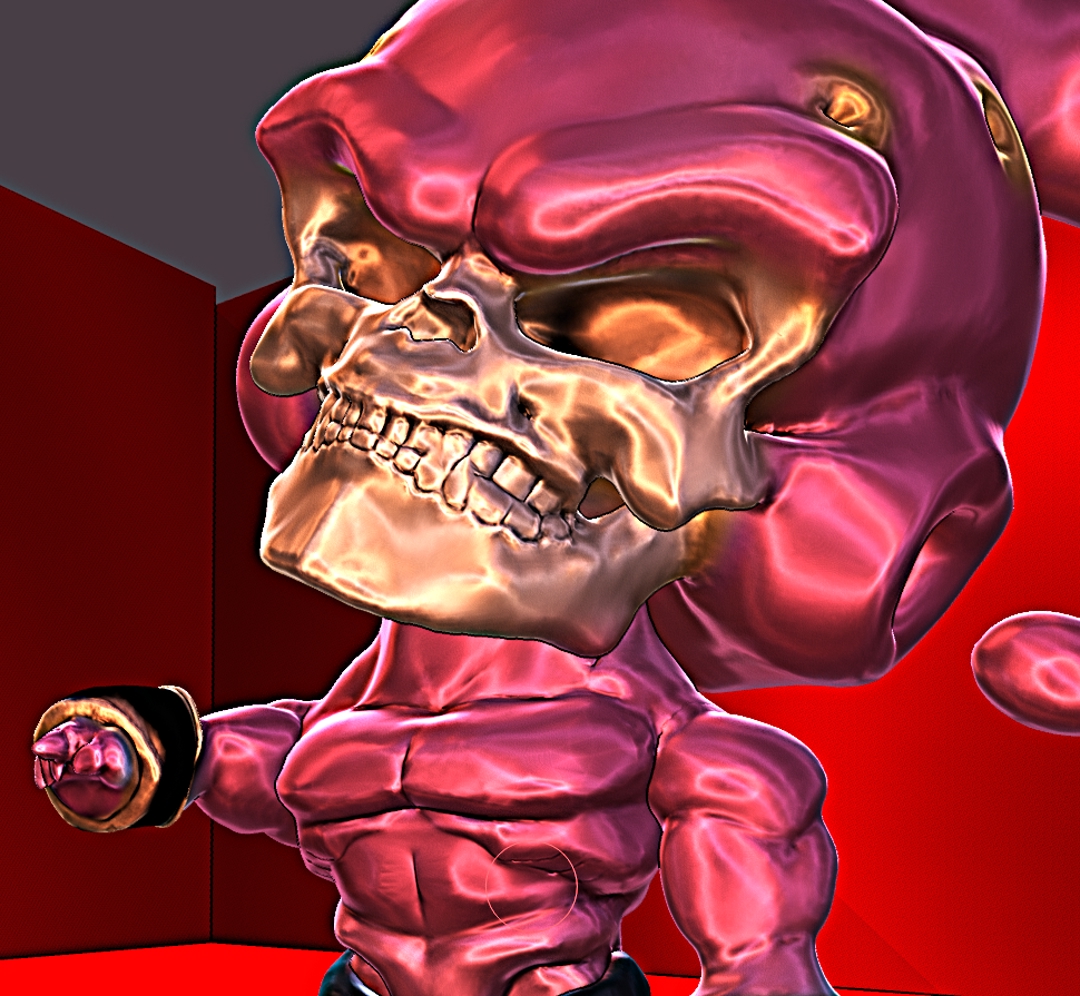 Image MAJIN BUU solo version  apuntandote