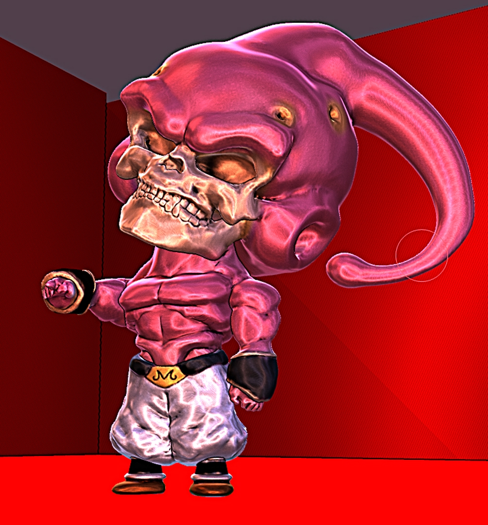 Image MAJIN BUU solo version  apuntandote