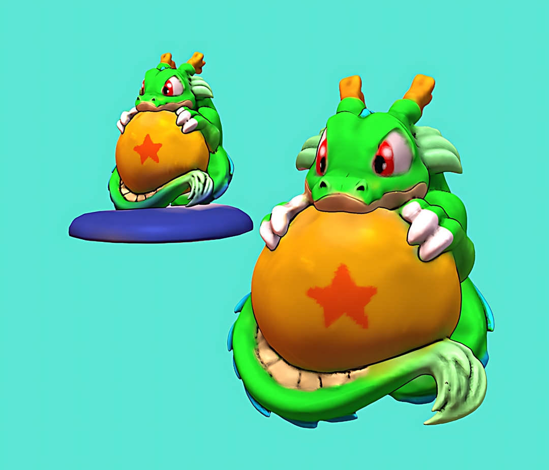 Image shen long bebe con la esfera del dragon