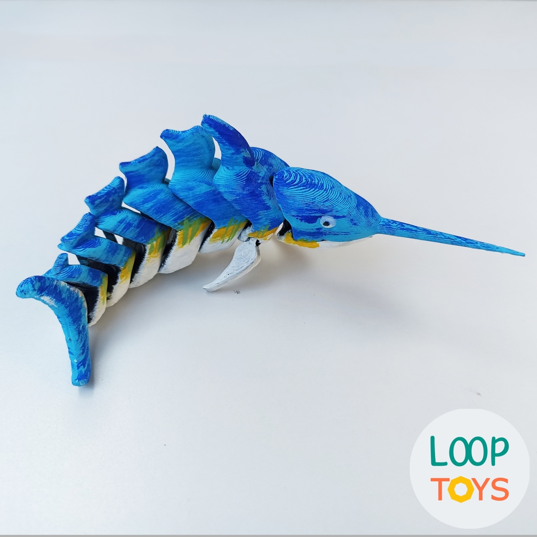 Image Flexible Swordfish - Articulated 3D Toy