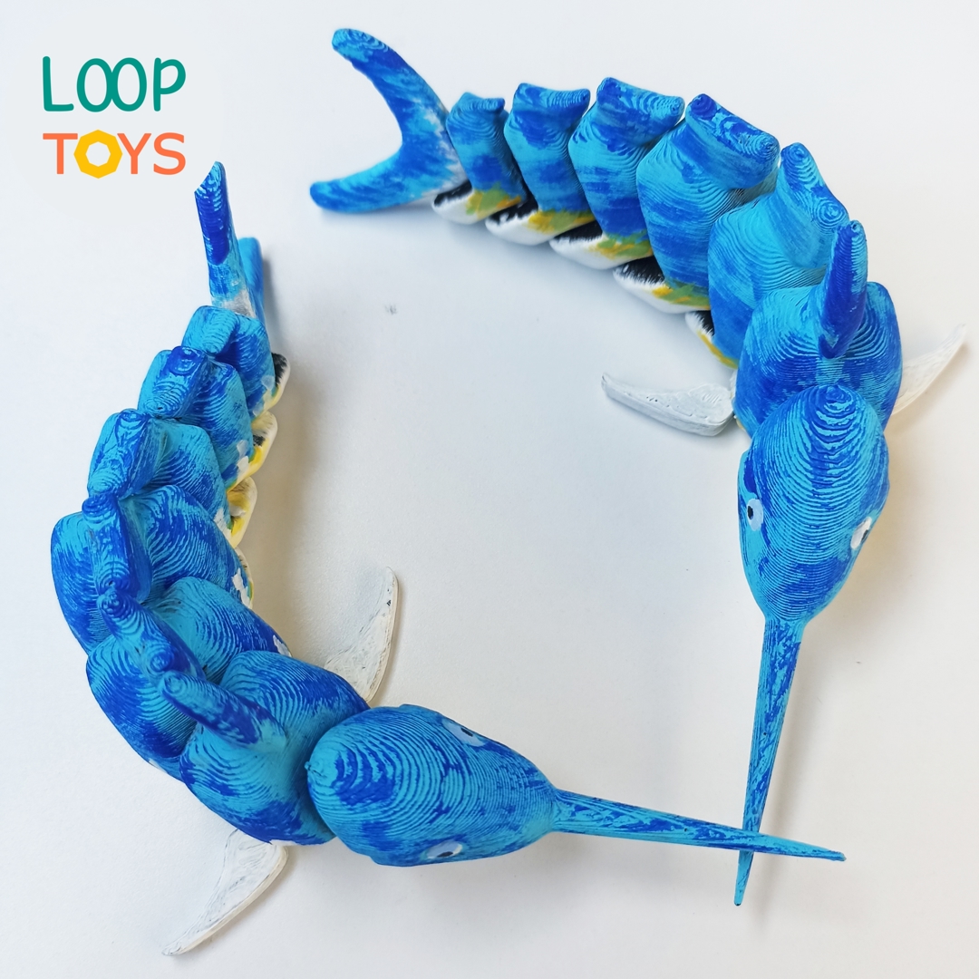 Image Flexible Swordfish - Articulated 3D Toy