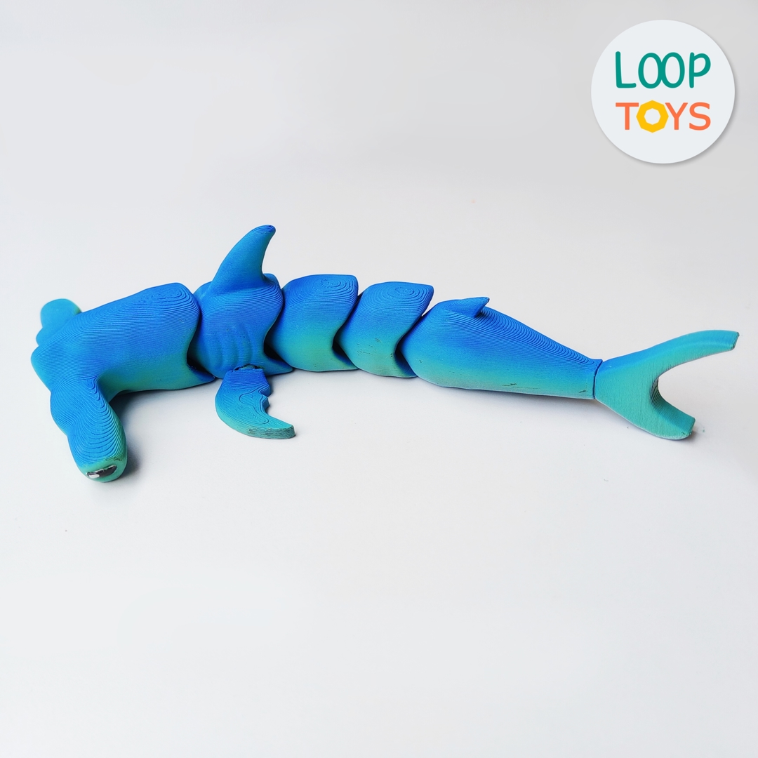 Image Articulated Hammerhead Shark Toy
