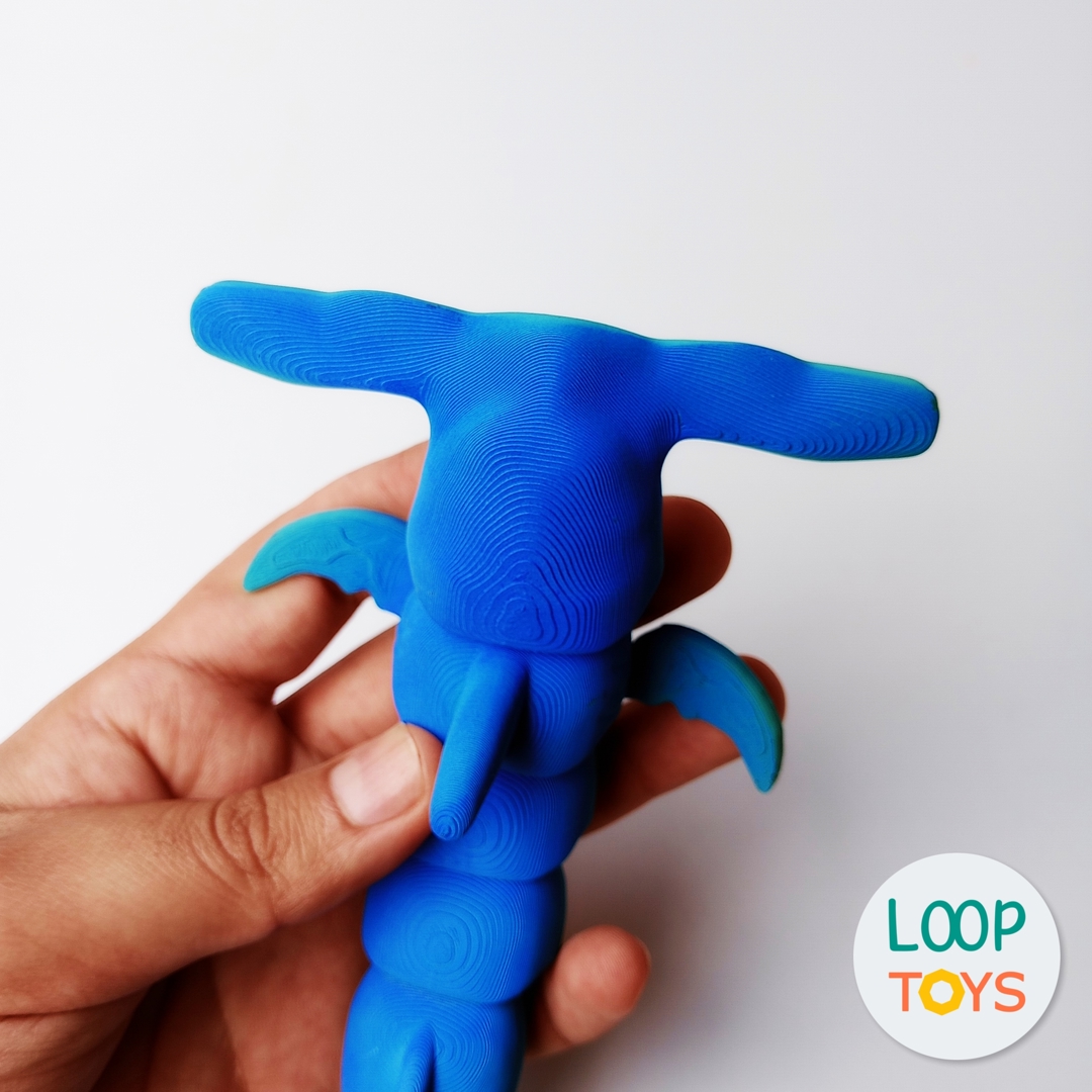 Image Articulated Hammerhead Shark Toy