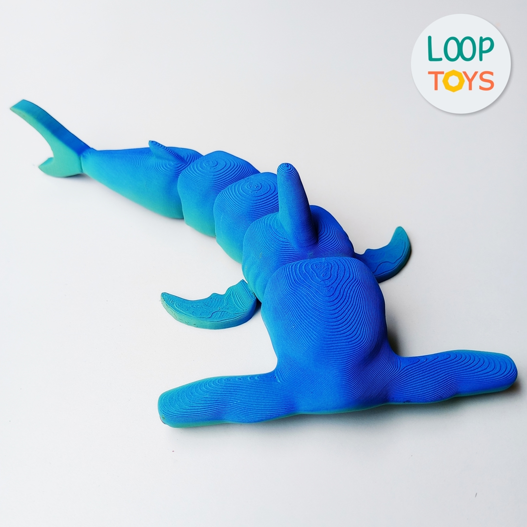 Image Articulated Hammerhead Shark Toy