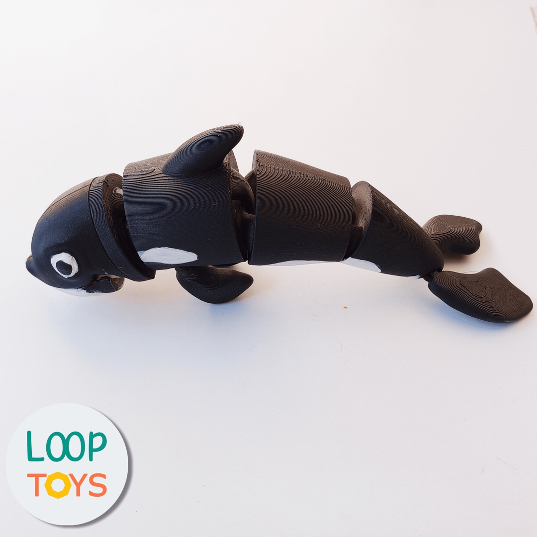 Image Flexible Orca - Articulated 3D Toy