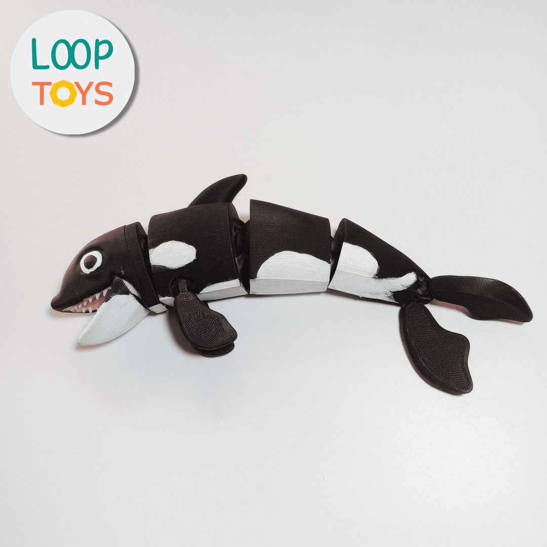 Image Flexible Orca - Articulated 3D Toy