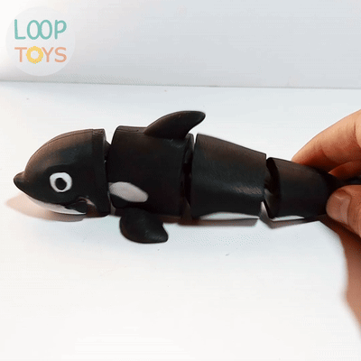 Image Flexible Orca - Articulated 3D Toy