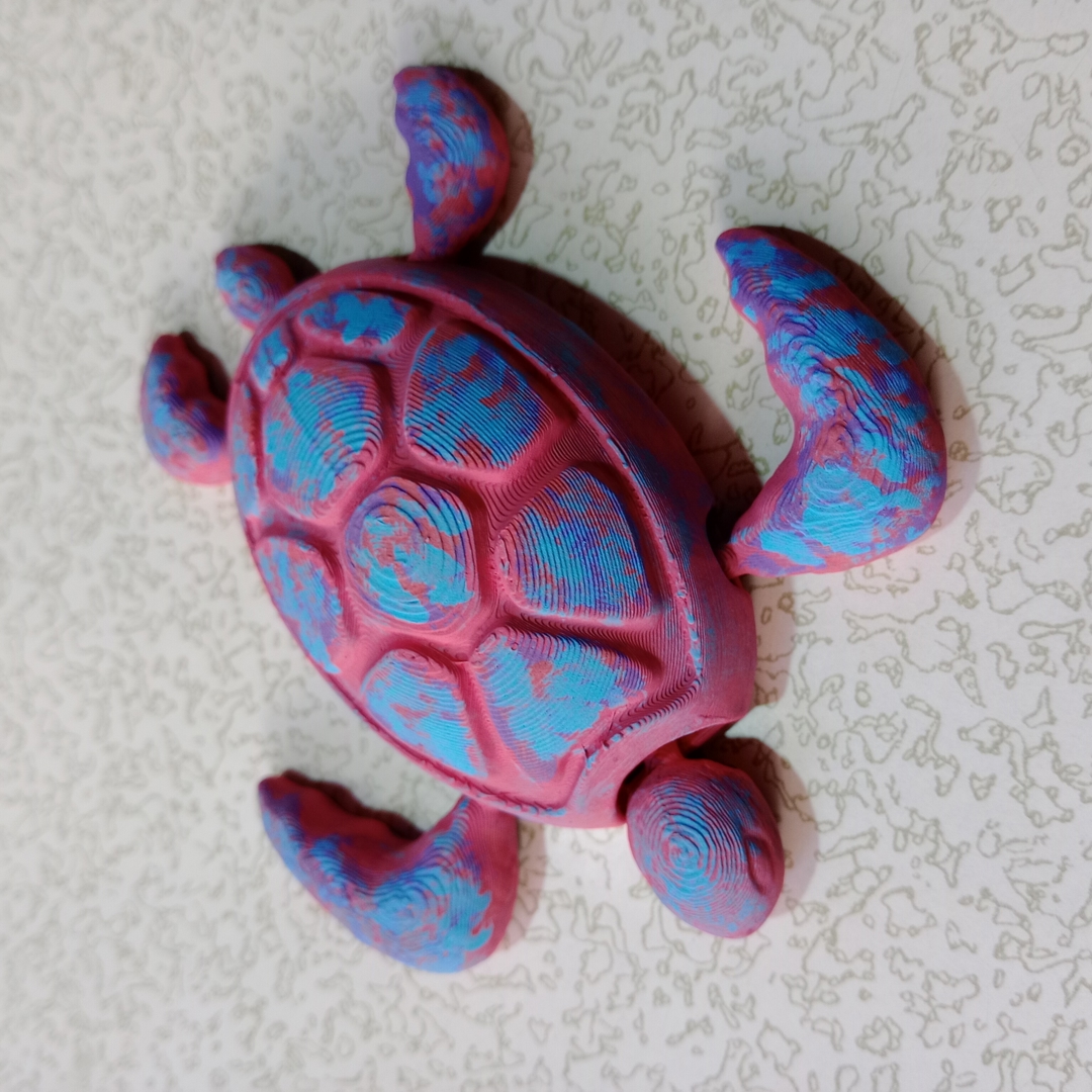 Image Flexible Turtle - Articulated 3D Toy