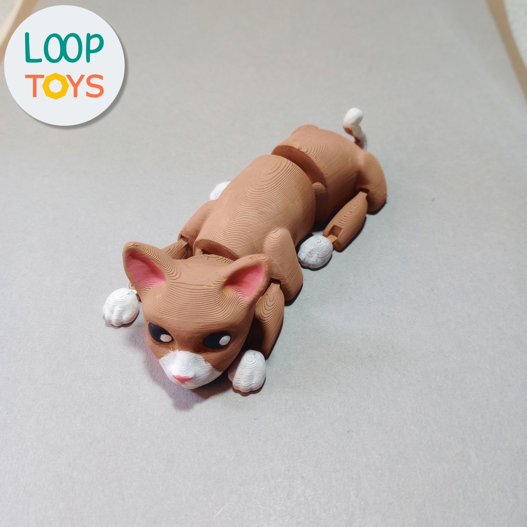 Image Flexible Cat - Articulated 3D Toy