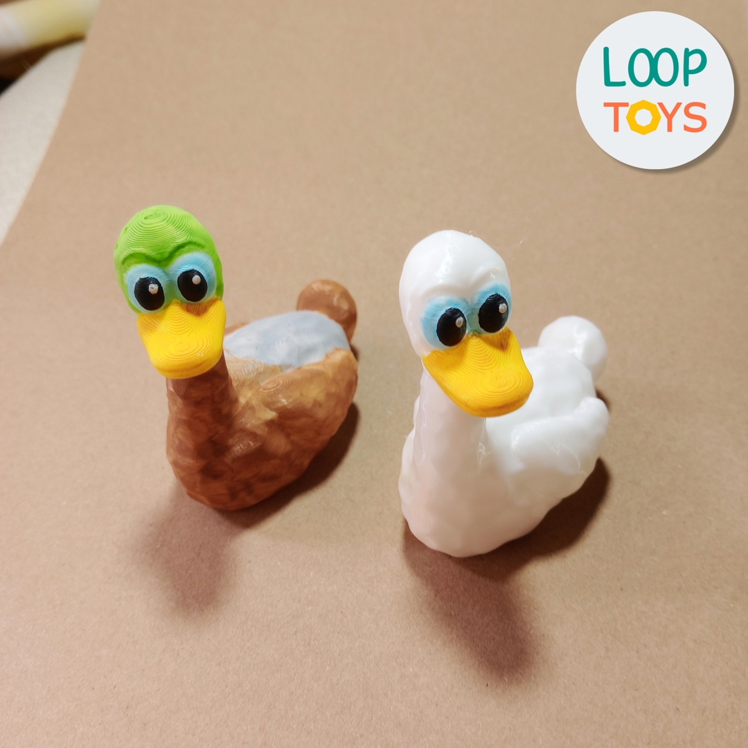 Image Articulated Flexi Duck - Cute Wobbly Toy