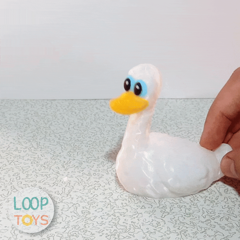 Image Articulated Flexi Duck - Cute Wobbly Toy