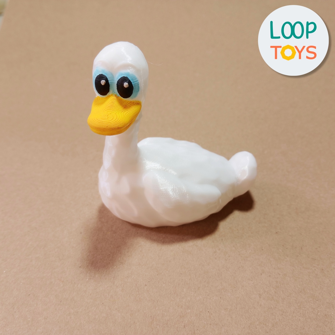 Image Articulated Flexi Duck - Cute Wobbly Toy