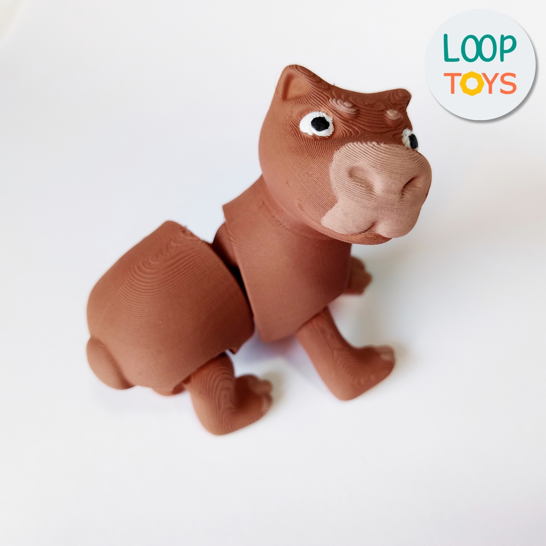 Image Flexible Articulated Capybara