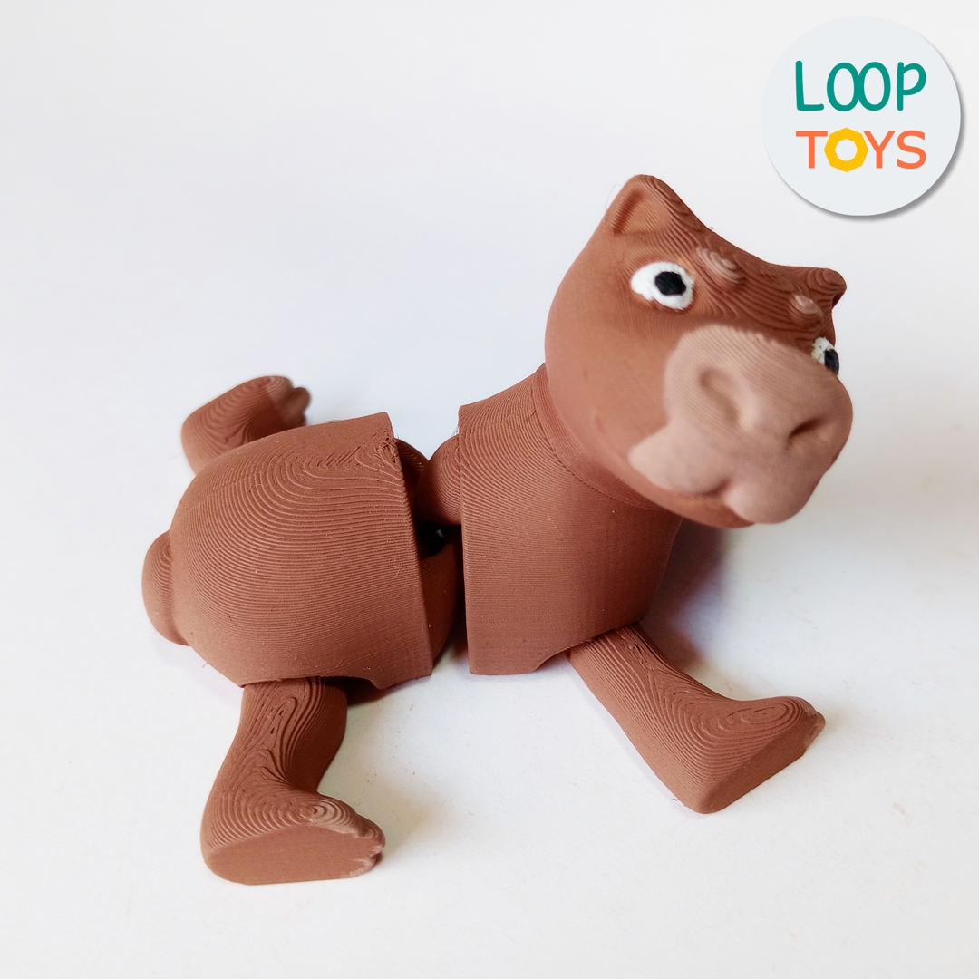 Image Flexible Articulated Capybara