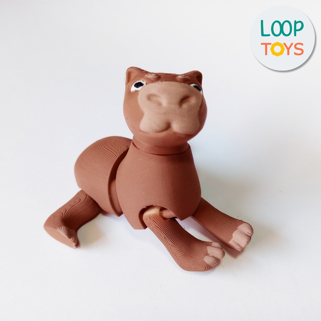 Image Flexible Articulated Capybara