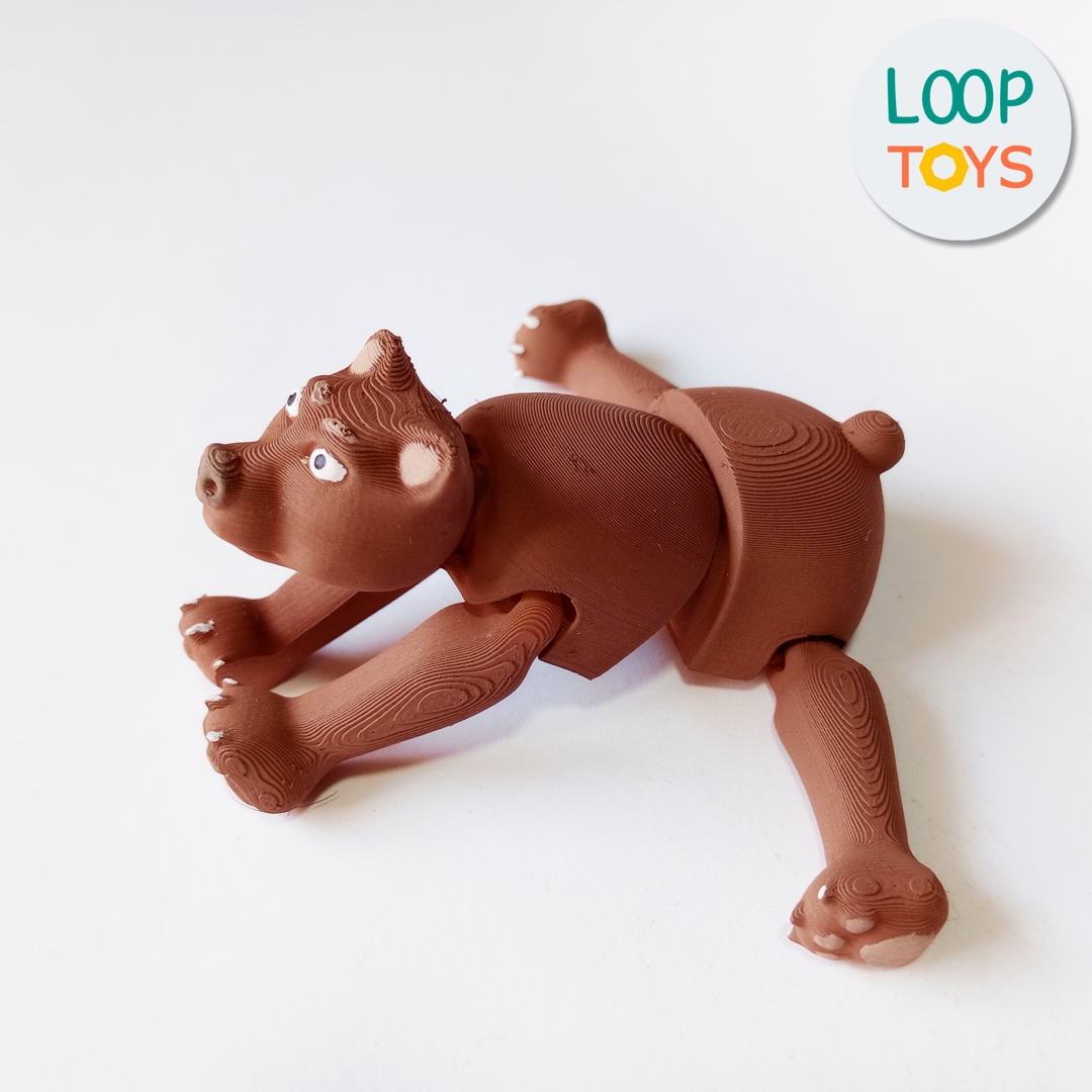 Image Flexible Bear - 3D Articulated Toy