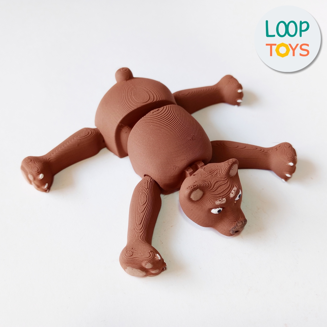 Image Flexible Bear - 3D Articulated Toy