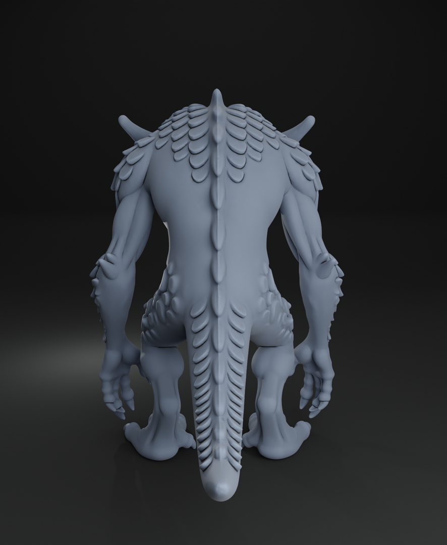 Image Draconic Kobold + Free Dragon skull Warhammer - 5e DnD Wargame Tabletop RPG
