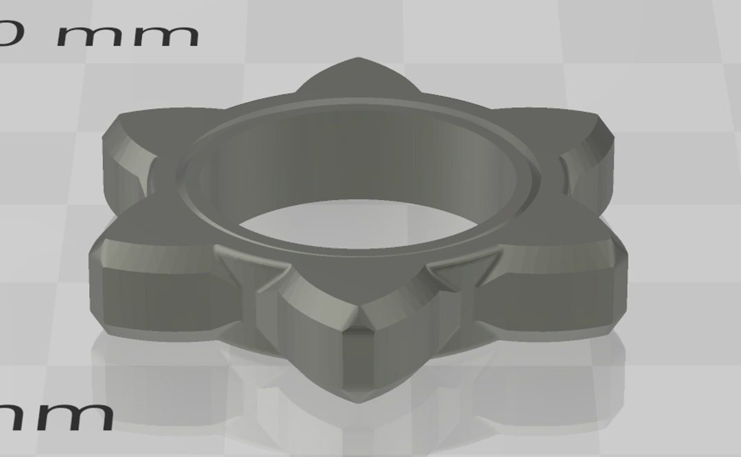 Image Fidget ring / Anillo antiestrés: SHURIKEN
