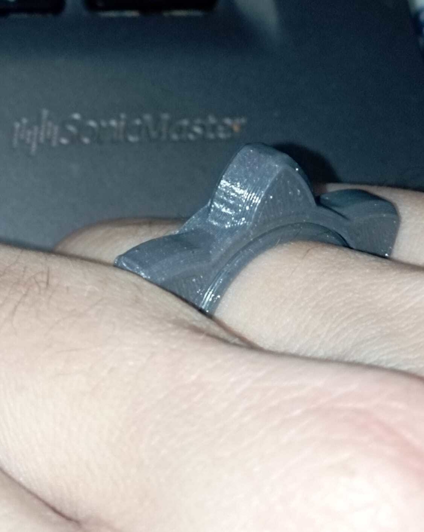 Image Fidget ring / Anillo antiestrés: SHURIKEN