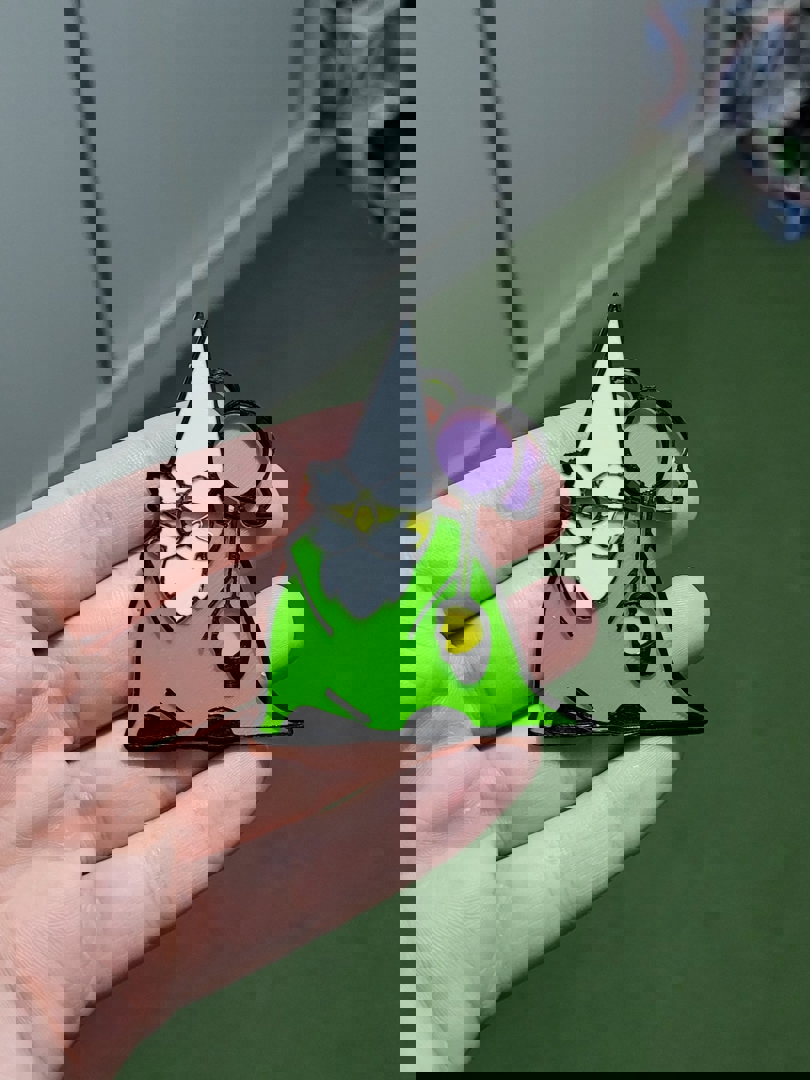 Image GNOME / GREEN GNOME / CRAWLY GOAT KEYCHAIN