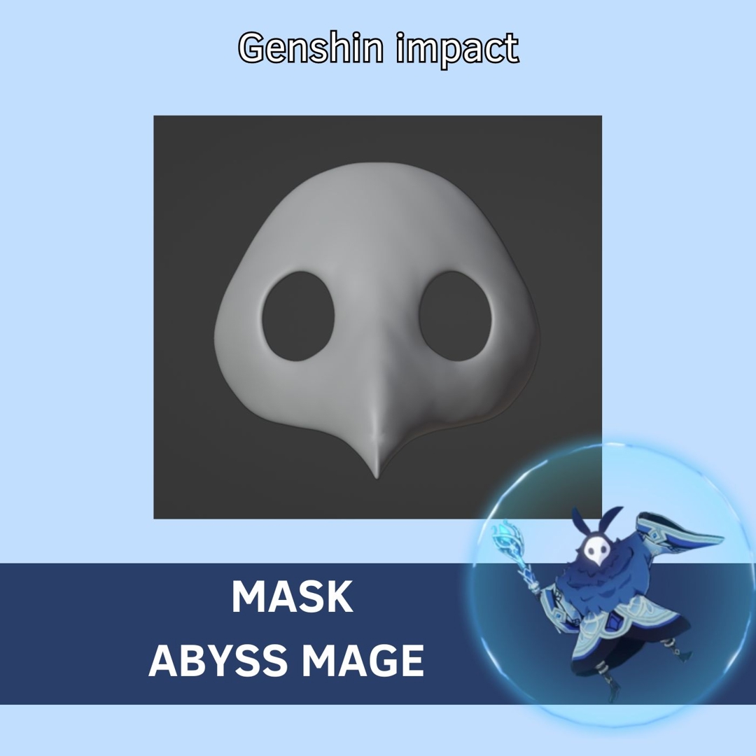 Image ABYSS MAGE MASK -Genshin impact