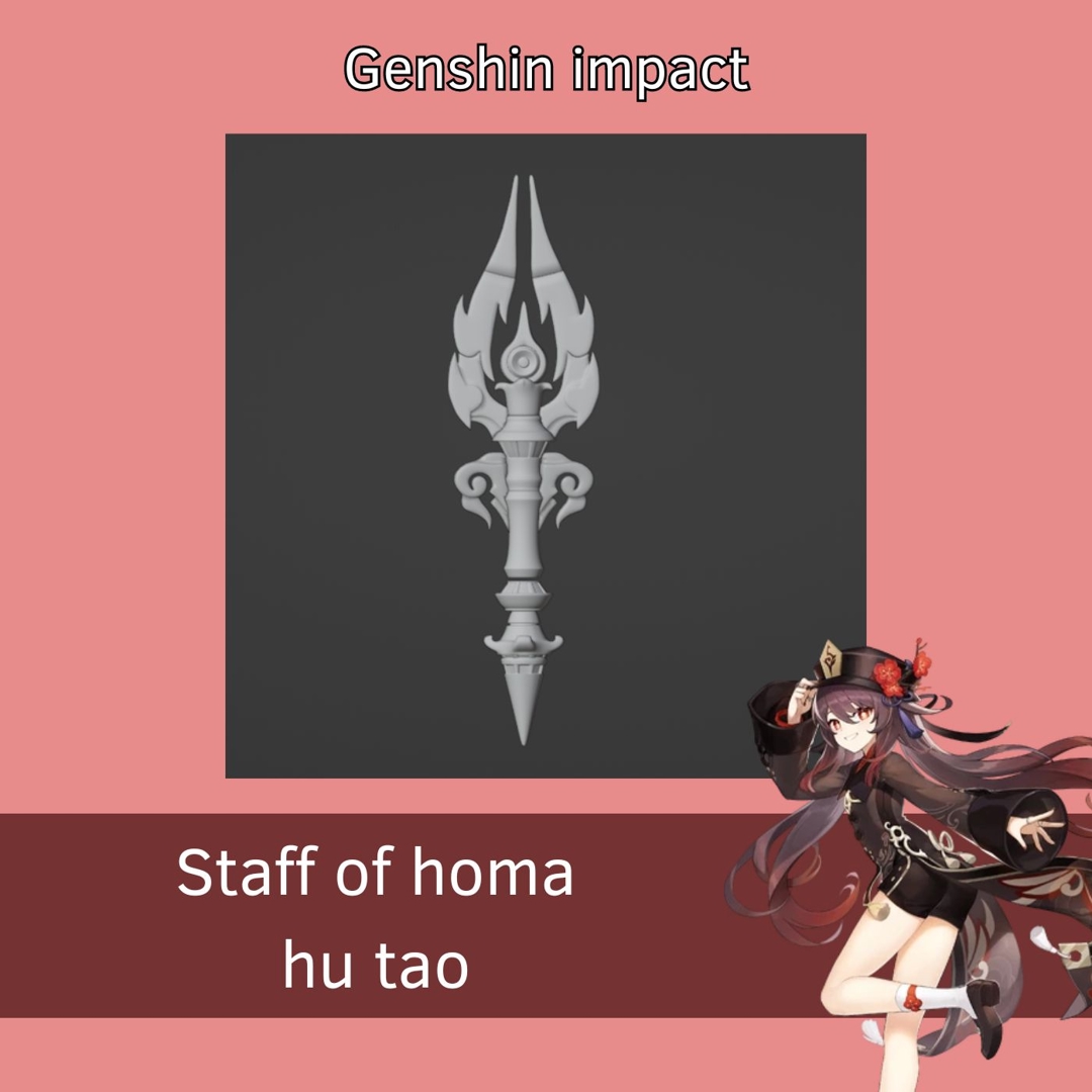 Image STAFF OF HOMA -GENSHIN IMPACT