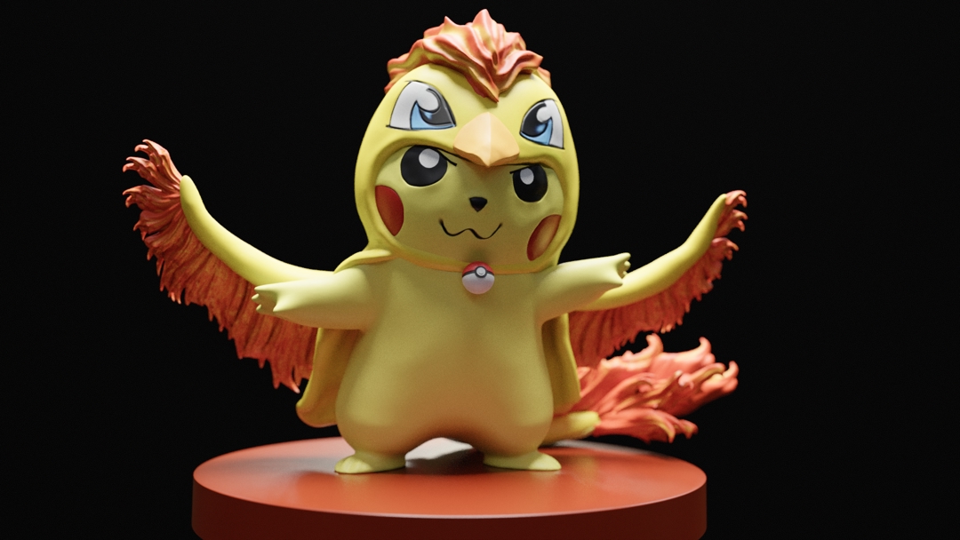 Image Pokemón Pikachu Moltres